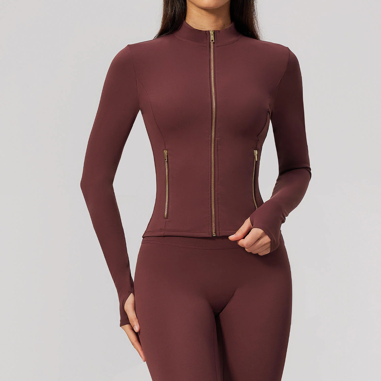 Women's Clothes Gym Slim Fit Yoga Jackets Tummy Control Sports Leggings Squat Proof Yoga Bra Wide Leg Active Pants 5pcs Yoga Set