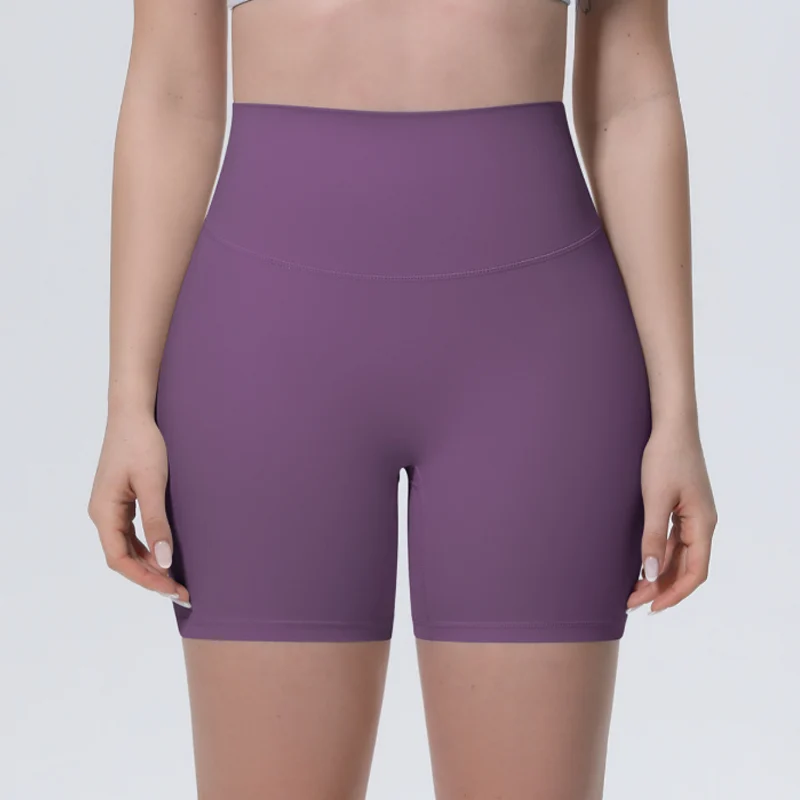 Women's New Lightweight Yoga Shorts Tight Fit No Camel Toe Cooling Skin-Friendly Breathable Quick Dry Moisture-Wicking Fitness