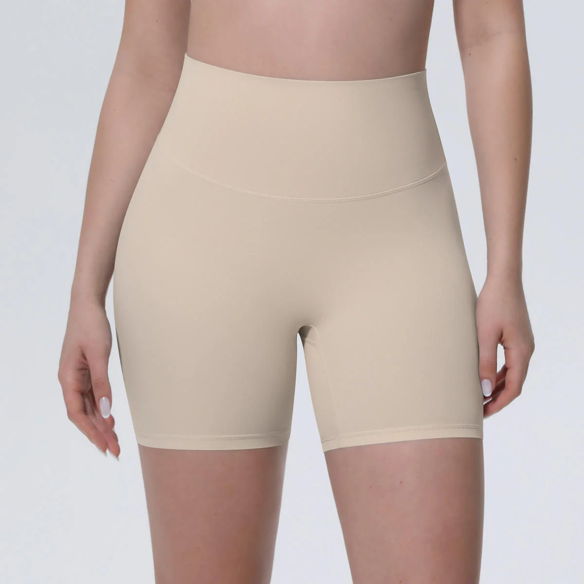 Women's New Lightweight Yoga Shorts Tight Fit No Camel Toe Cooling Skin-Friendly Breathable Quick Dry Moisture-Wicking Fitness