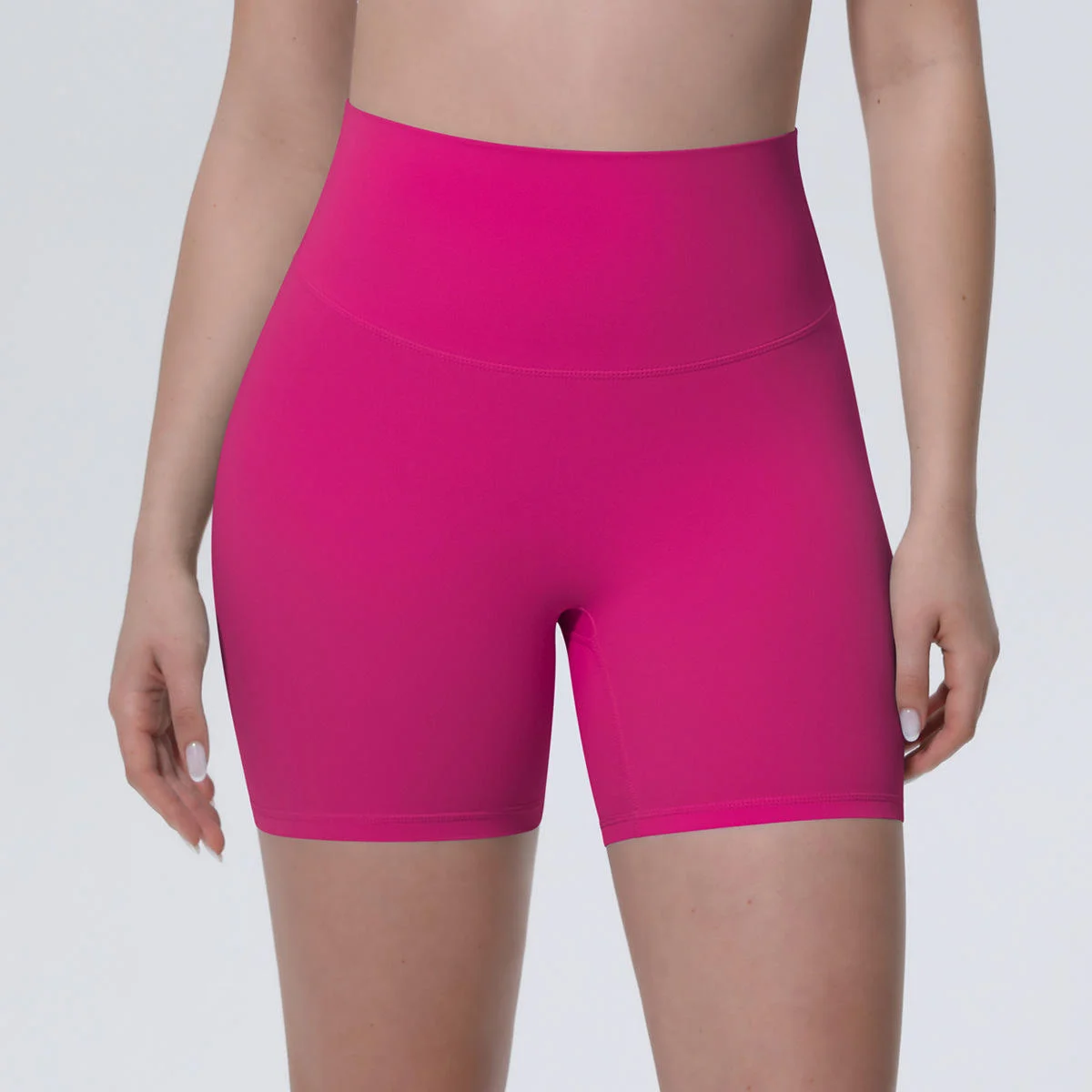 Women's New Lightweight Yoga Shorts Tight Fit No Camel Toe Cooling Skin-Friendly Breathable Quick Dry Moisture-Wicking Fitness