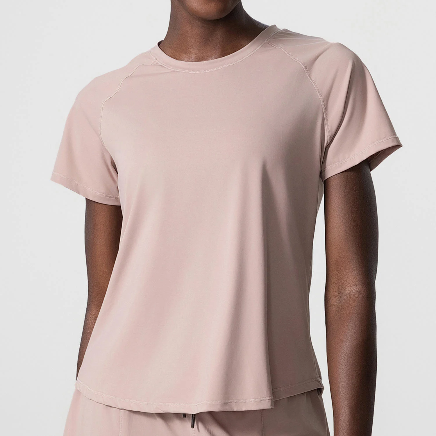 Women Breathable Nylon + Spandex Loose Sports Running Top Fitness Sportswear Breathable Comfortable Quick-Dry Customizable Logo