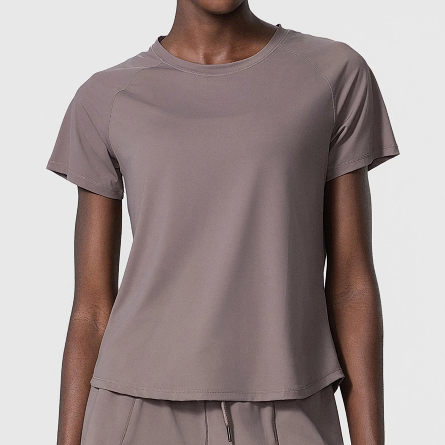Women Breathable Nylon + Spandex Loose Sports Running Top Fitness Sportswear Breathable Comfortable Quick-Dry Customizable Logo