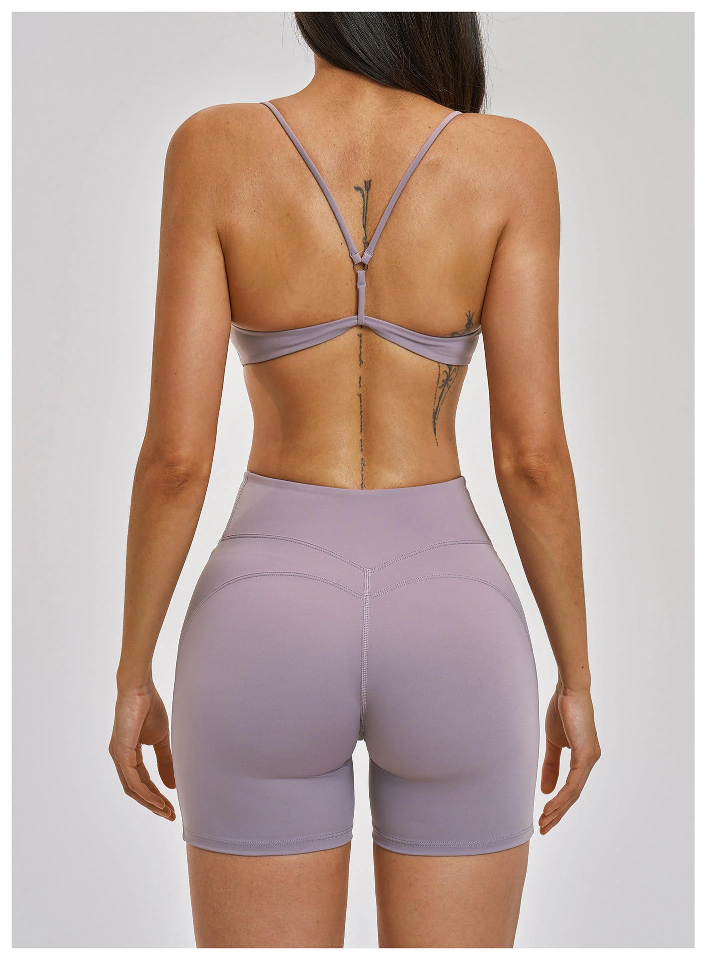 New Design Women's Yoga Shorts Brushed Fabric Nylon+Spandex Outside Running Cycling Shorts Friendly Fabric Comfortable