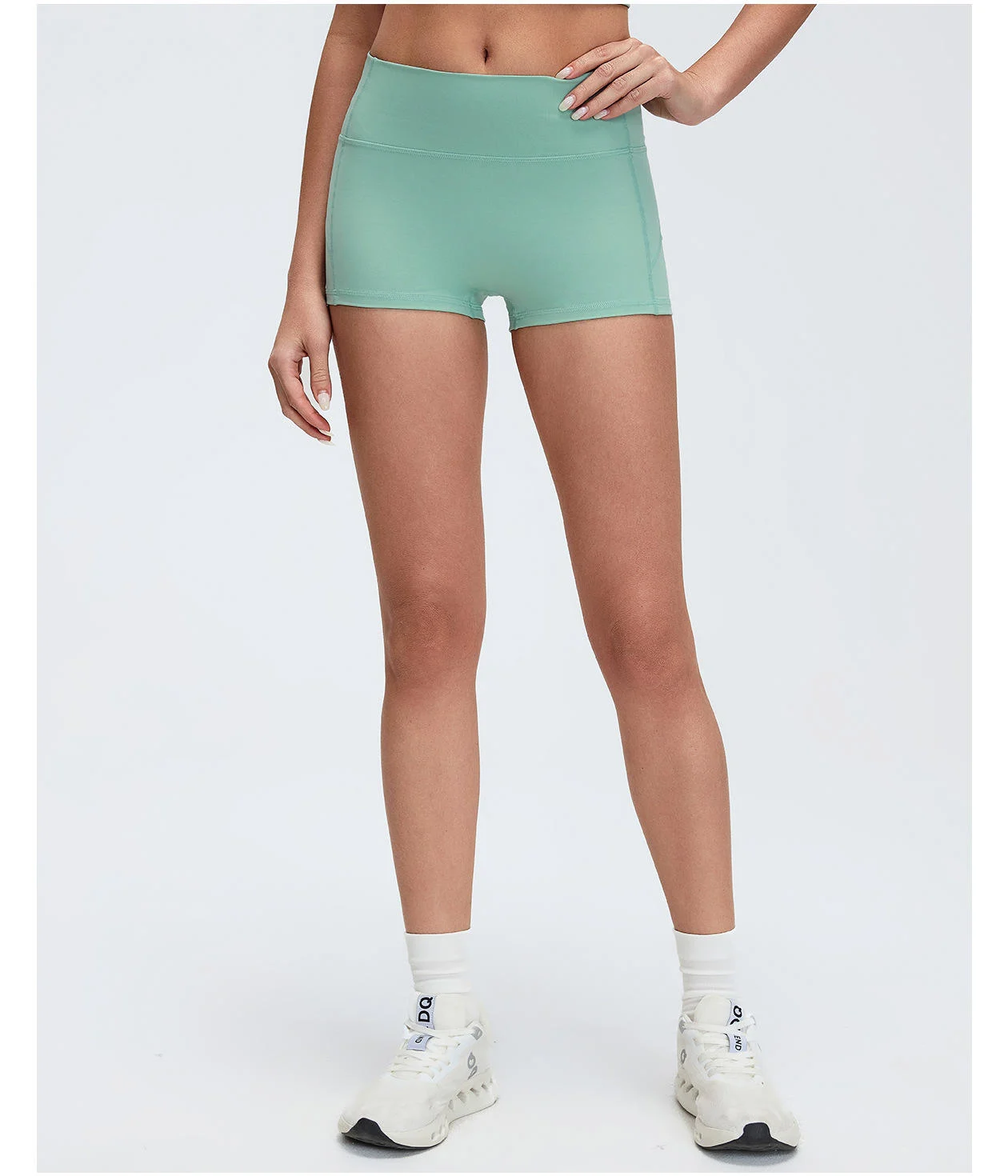 Women's New Three-Quarter Shorts No Embarrass Line Yoga Sports Tight Fitness Pants Active Wear Hip-Lifting Outdoor Cycling Pants