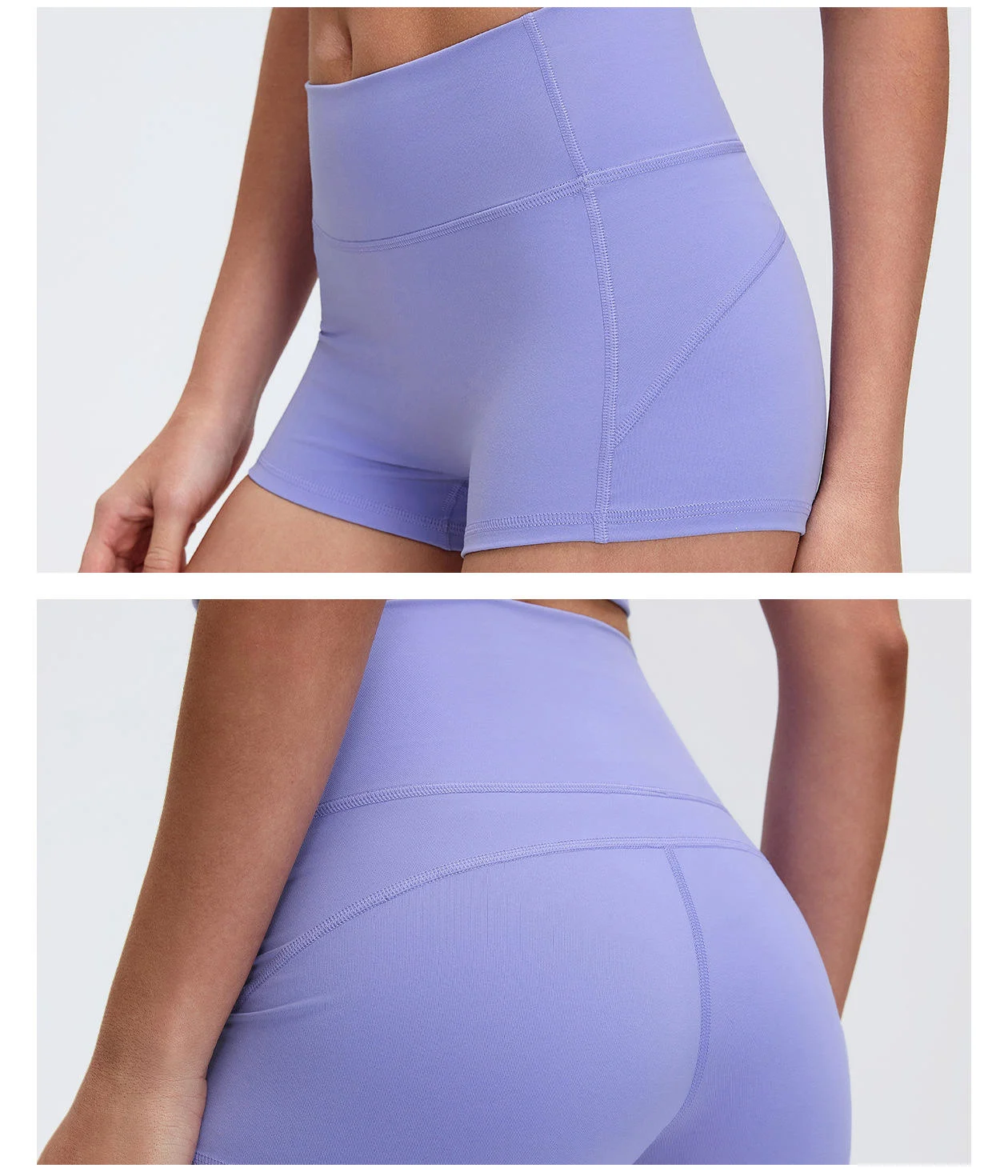 Women's New Three-Quarter Shorts No Embarrass Line Yoga Sports Tight Fitness Pants Active Wear Hip-Lifting Outdoor Cycling Pants
