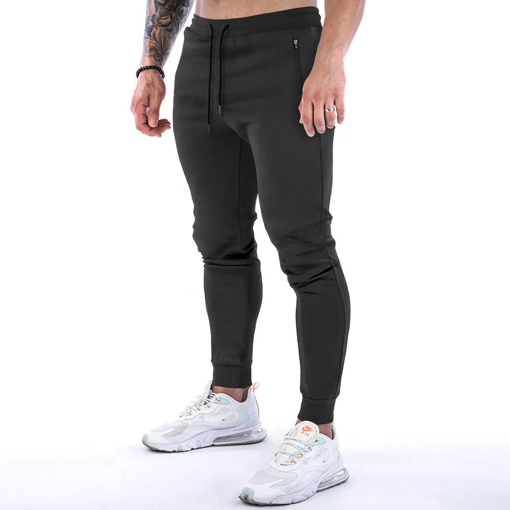 Men's Jogger Pants Workout High Stretch Gym Fitness Trousers Sports Training Jogging Bottoms Bodybuilding Sweatpants for Men
