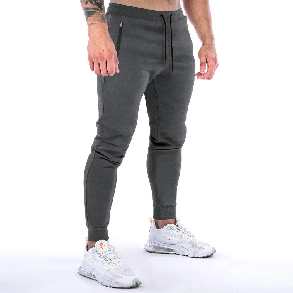 Men's Jogger Pants Workout High Stretch Gym Fitness Trousers Sports Training Jogging Bottoms Bodybuilding Sweatpants for Men