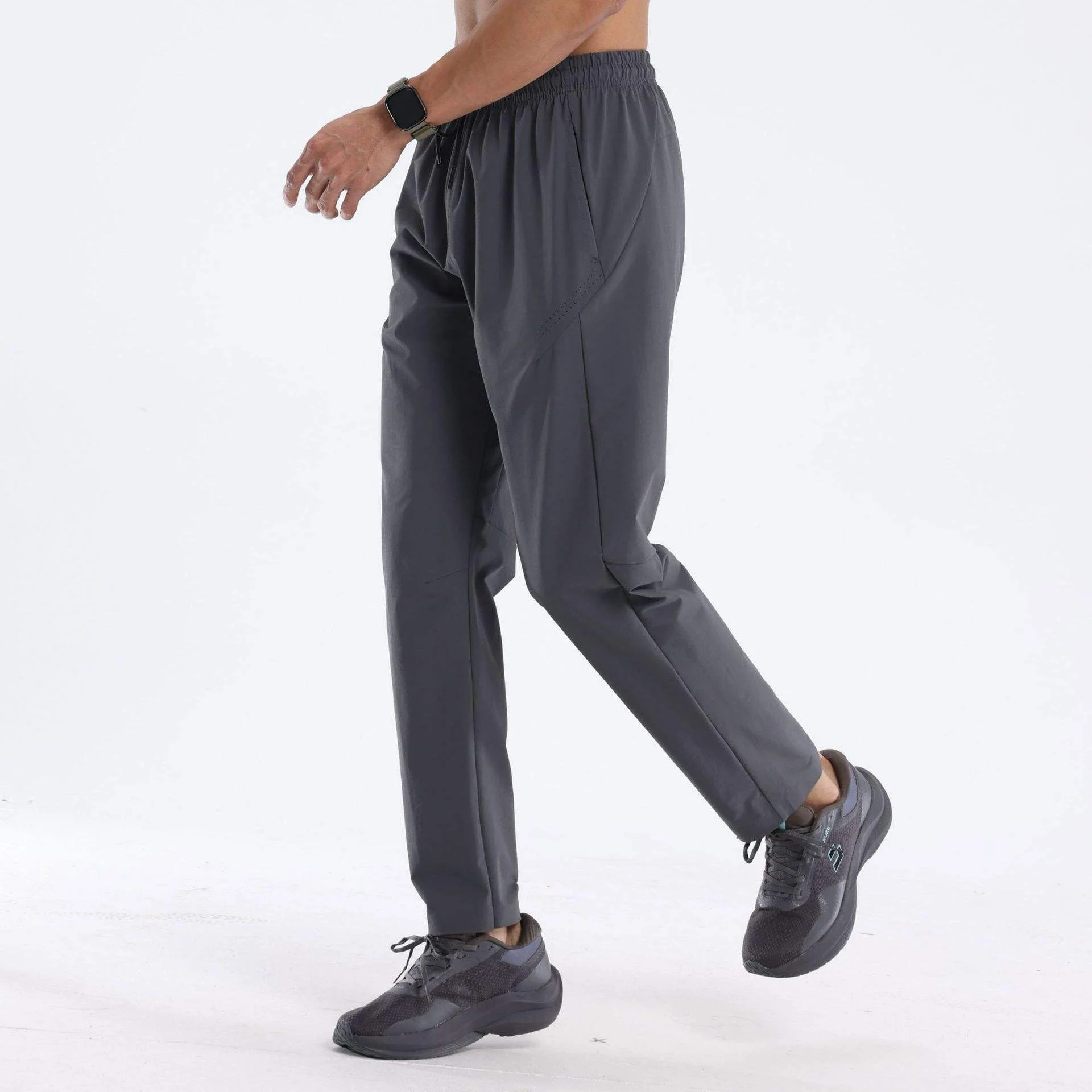 Men'S Outdoor Windproof Waterproof Sports Pants Running Work Out Quick Dry Slim-Fit Climbing Pants Man Sports Trousers