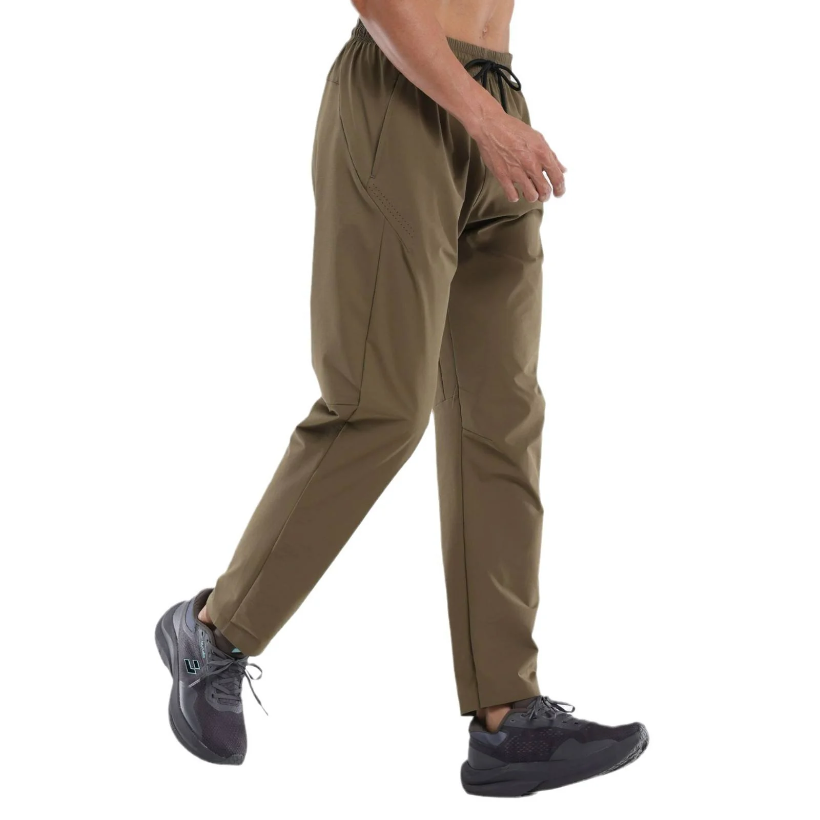 Men'S Outdoor Windproof Waterproof Sports Pants Running Work Out Quick Dry Slim-Fit Climbing Pants Man Sports Trousers