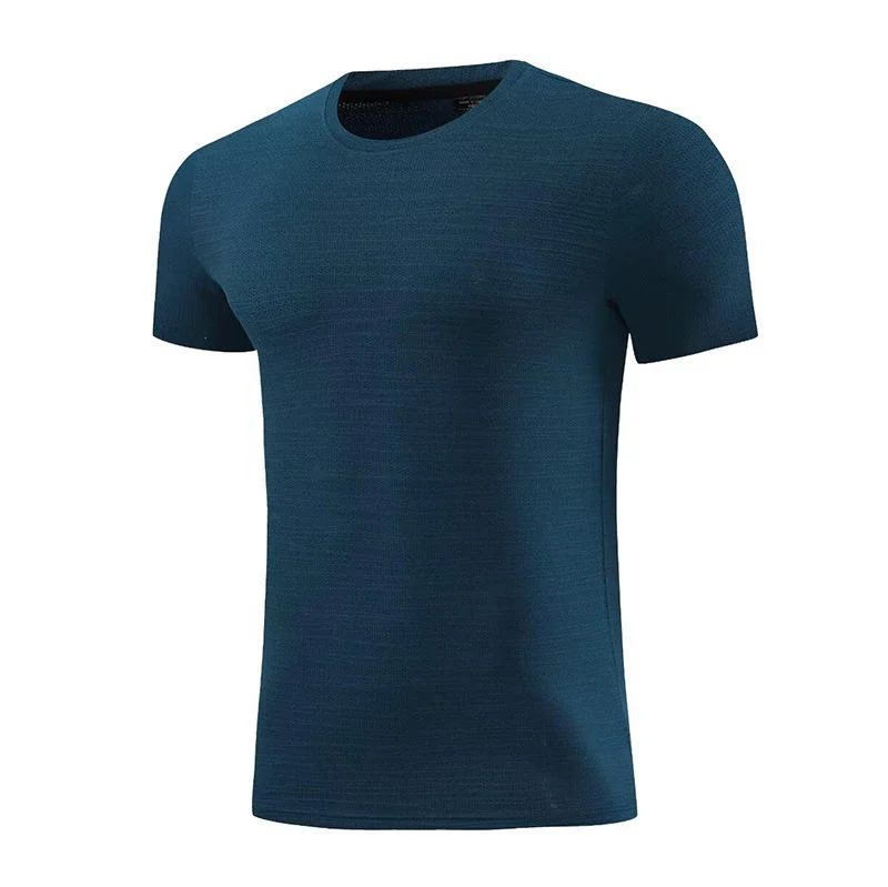 Plus Size Men'S T Shirts Man Round Collar Quick Dry Cool Short Sleeve Sports Tees Gym Fitness Clothes Running Workout Tops