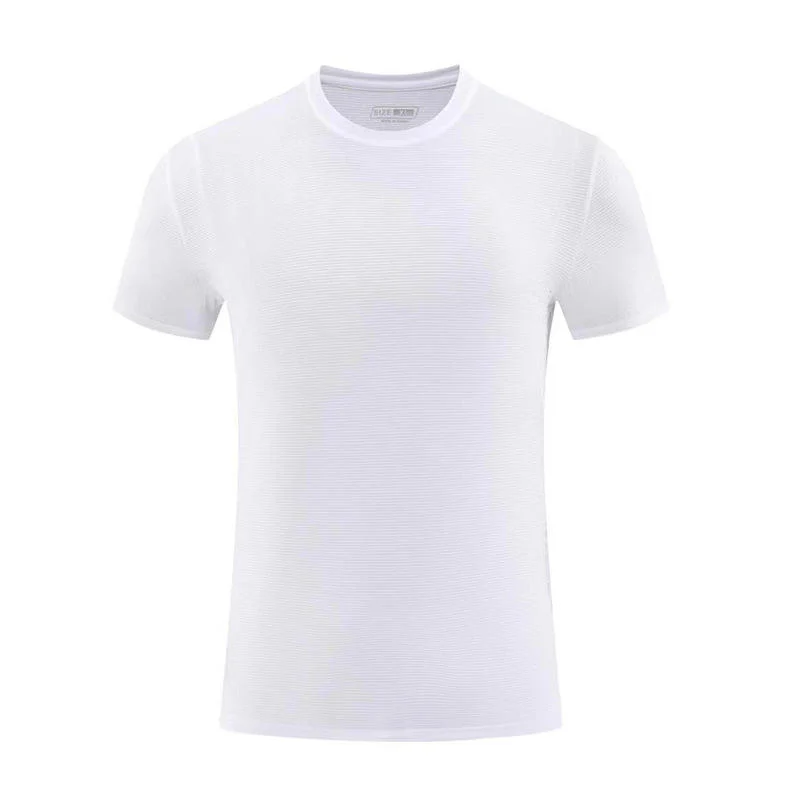 Men'S Plus T Shirts Round Collar Quick Dry Sports Tees Outdoor Running Workout Tops Gym Fitness Tee Man Active Wear Custom Logo
