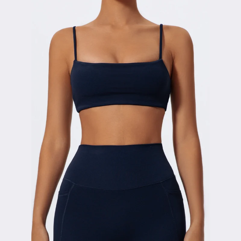 Quick-Dry Camisole Yoga Women's Back Beauty Sports Bra High Support Breathable Light Skin Friendly for Fitness Workout Yoga Top