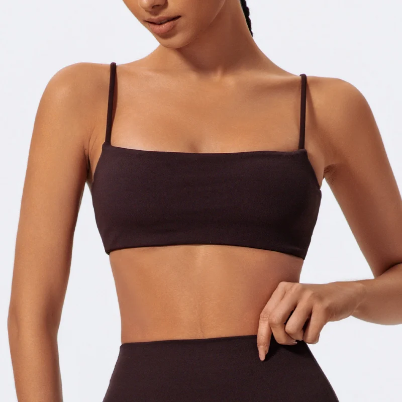 Quick-Dry Camisole Yoga Women's Back Beauty Sports Bra High Support Breathable Light Skin Friendly for Fitness Workout Yoga Top