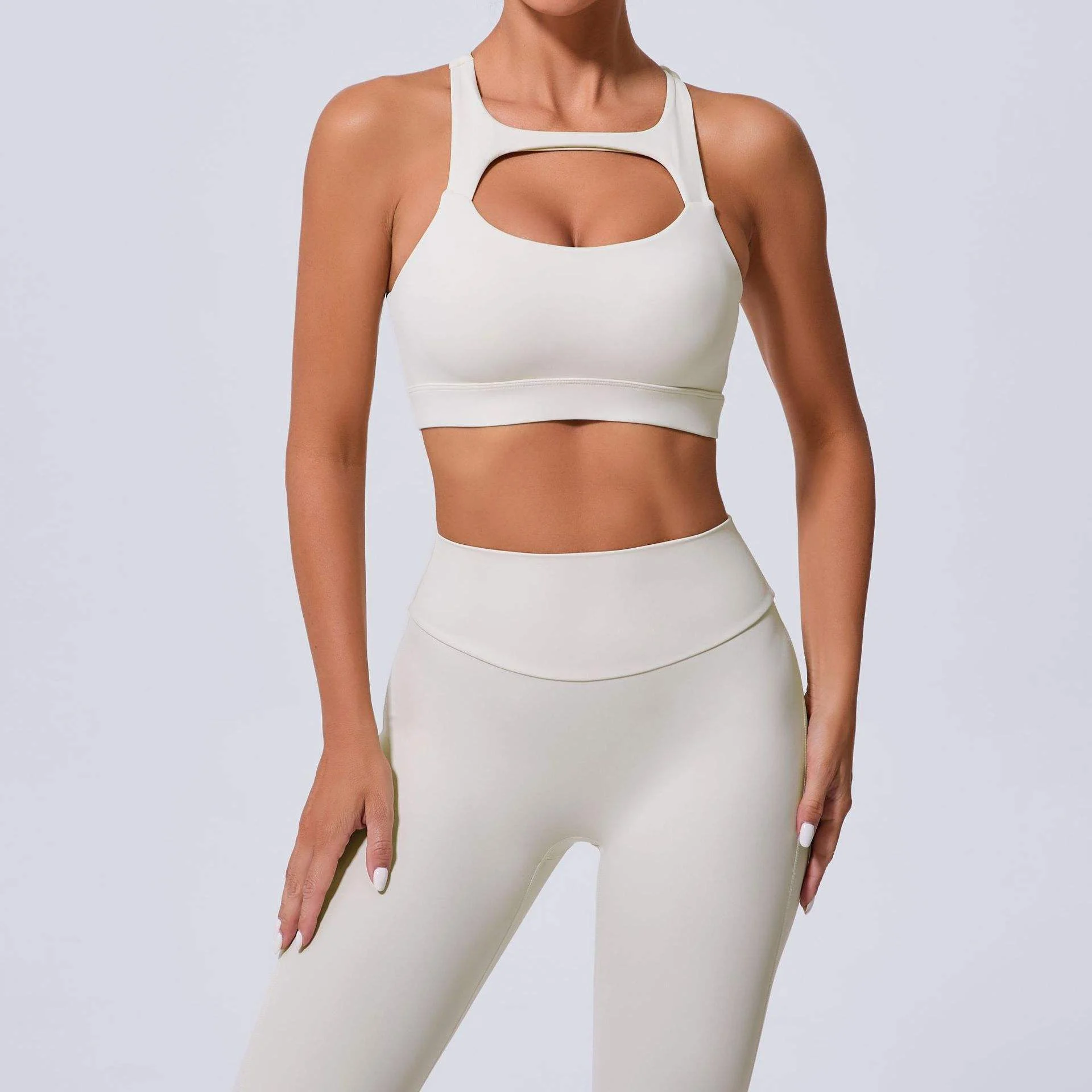 Hot Sales Plus Size Sexy Tight Open Back Shockproof Sports Bra Breathable Gym Fitness Yoga Tops for Women Underwear Sportswear