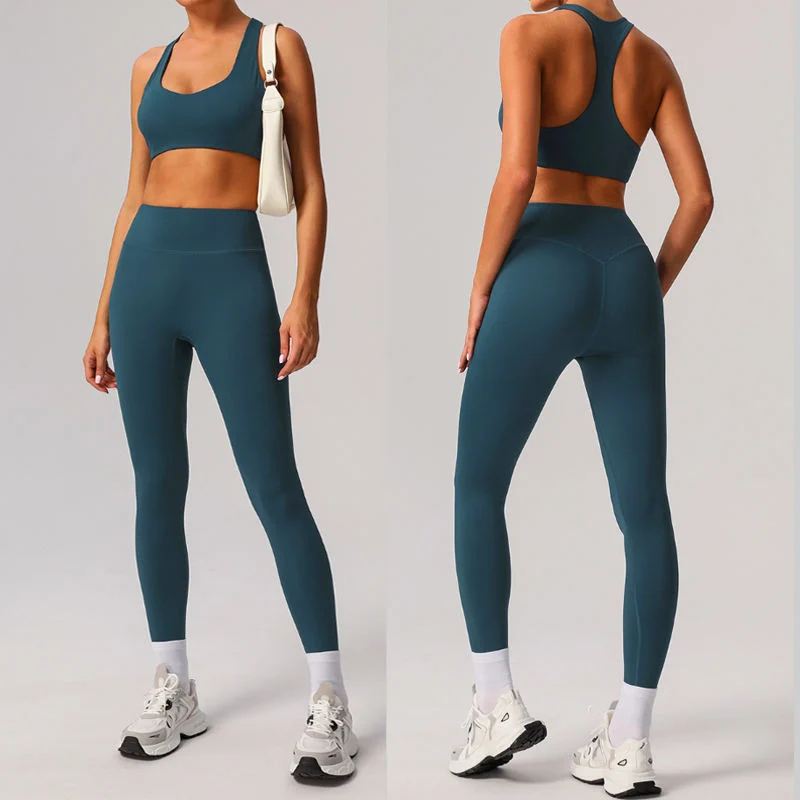 New Light Support Crisscross Back Strap Running Sports Bra Racerback Yoga Bra Breathable Quick Dry Workout Yoga Bra for Women
